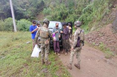 Ejército Mexicano y Guardia Nacional hallan con vida a seis civiles reportados como desaparecidos