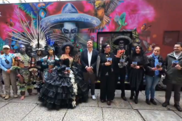 La presentación fue encabezada por la secretaria de Turismo de la Ciudad de México, Alejandra Frausto