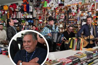 Félix Contreras comparte mensaje en la versión del Tiny Desk de Los Tigres del Norte.