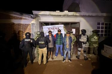 Fuerzas federales y estatales participaron en seis diligencias contra delitos de alto impacto en Puebla