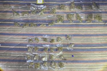 Marina y Fiscalía aseguraron 334 dosis de presunta droga durante un cateo en San Pablo Oztotepec