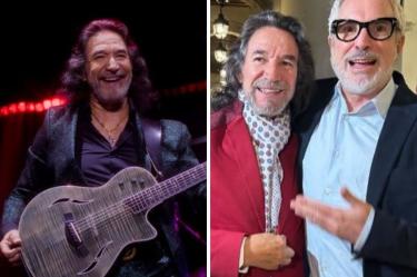 Nostálgico encuentro entre Alfonso Cuarón y Marco Antonio Solís