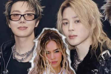 Jimin y J-Hope de BTS causan furor en concierto de Karol G