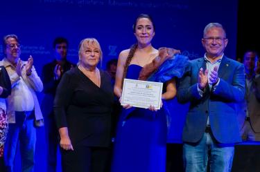 La soprano mexicana Jacinta Barbachano de Agüero ganó el primer premio del XIV Certamen Internacional de Zarzuela de Valleseco.