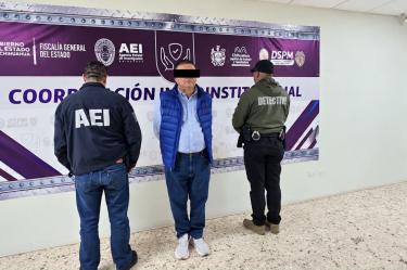 El exfiscal César Jáuregui compareció por el caso de agentes de la CIA en El Pinal.