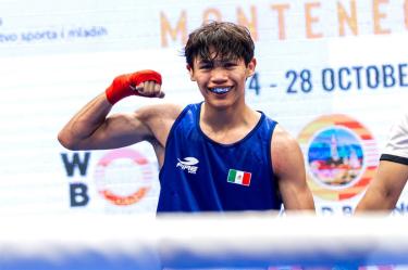 Josué “Pee Wee” Zepeda avanzó a los Octavos de final del Campeonato Mundial de Boxeo Sub-19