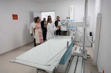 La visita de Sheinbaum se da como parte de la gira que realiza la presidenta por hospitales del sistema IMSS Bienestar