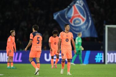 El Barcelona cayó 4-2 ante el PSG en el Parque de los Príncipes, durante la jornada 3 de la Champions League