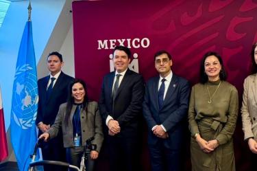 El subsecretario de la Segob sostuvo una reunión bilateral con la misión permanente de la ONU Francia.