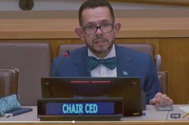 Juan Pablo Albán, presidente del Comité de la ONU contra la Desaparición Forzada, felicitó la localización de 16 mil personas en México y ofreció cooperación si el país lo requiere.