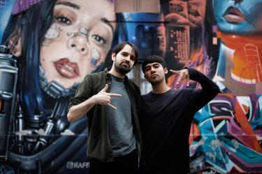 Faustino Alanis y Alex Shuarma de la cinta Los días de Poncho.