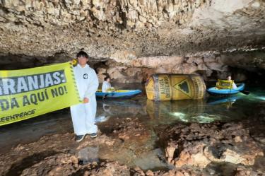 cenote contaminado