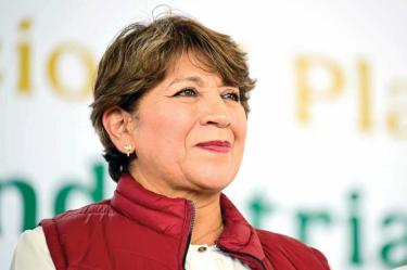 Delfina Gómez, gobernadora del Estado de México.