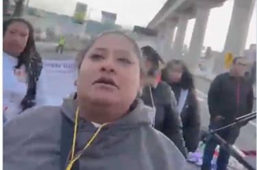 Así las manifestantes