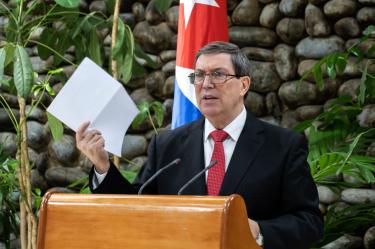 El canciller cubano Bruno Rodríguez denunció presuntas presiones de Estados Unidos sobre países miembros de la ONU antes de la votación de una resolución relacionada con el embargo a Cuba.