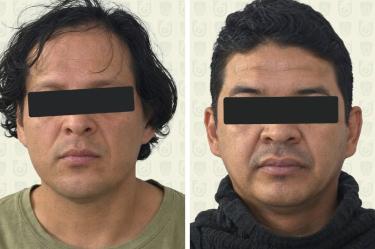 Los imputados, identificados como Jorge “N” y Hugo Gabriel “N” y fueron aprehendidos el 7 de octubre en el municipio de Nezahualcóyotl