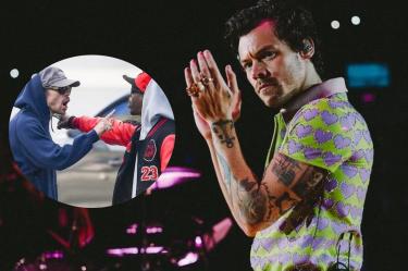 Harry Styles se molesta con hombre que buscaba su autógrafo