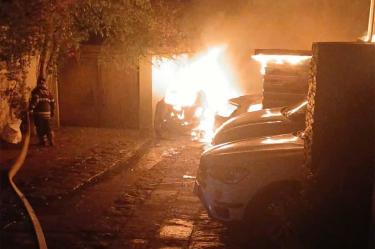 Incendio en San Jerónimo