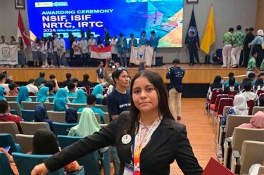 Ángela Karime Venegas Hernández, estudiante del CETIS