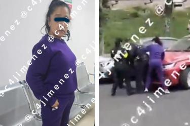 Detenida por morder a policía