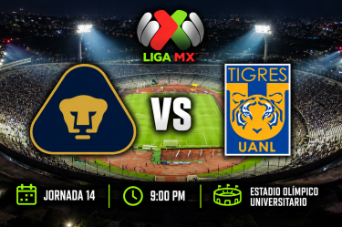 Pumass vs. Tigres, Jornada 14, Apertura 2026