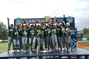 La Liga Municipal de Ahome conquistó su primera MLB Cup México con una ofensiva de 14 imparables y el pitcheo de Yael Cervantes.