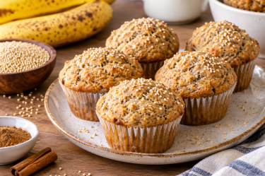 Los muffins de amaranto son una opción nutritiva y deliciosa para el desayuno