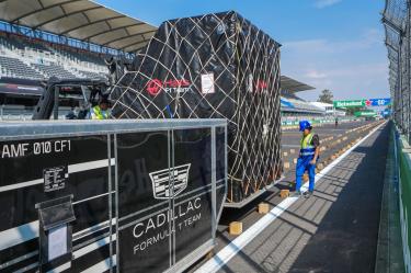 Todo el equipamiento del equipo Cadillac F1 ya se encuentra en México