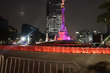 Preparativos para el Show Run de Sergio "Checo" Pérez