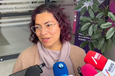 La consejera del INE, Rita Bell López