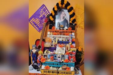 altar dedicado a Debanhi Escobar