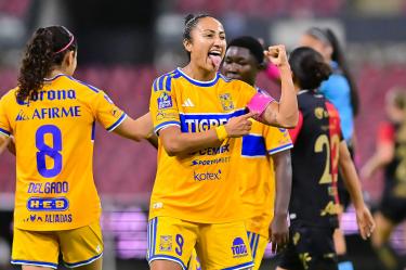 Golazos en la victoria de Tigres por 0-7 sobre el Atlas en la Liga MX Femenil