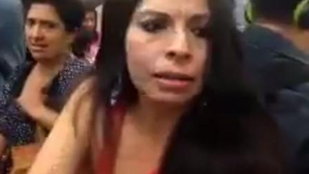 Una mujer es conocida como Lady Metro, luego de discutir, aventar e insultar a los usuarios del STC. Foto Especial
