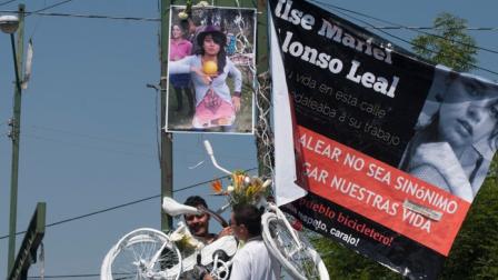 Ilse María Alonso, de 20 años de edad, fue atropellada por un micro de la ruta 60 y murió el pasado miércoles.