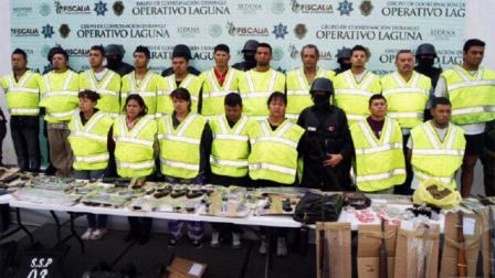 El grupo operaba en la Comarca Lagunera, de Coahuila y Durango, están acusados de atacar las instalaciones del "Siglo de Torreón". Foto Twitter