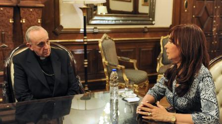 En charla con la presidenta argentina Cristina Fernández de Kirchner