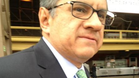 Joel Ortega, Director del Sistema de Transporte Colectivo Metro acompañó al jefe de Gobierno del DF.