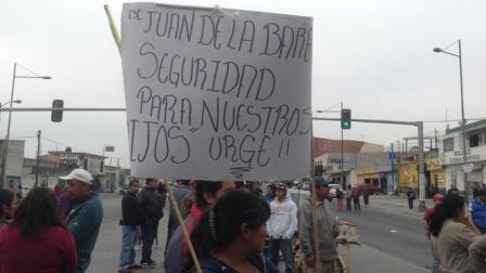 Exigen seguridad y la presencia del Ejército.