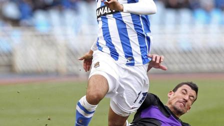 La Real Sociedad goleó por 4-1 con un fútbol exquisito a un Valladolid que aguantó media primera parte. Foto EFE