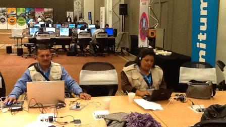 @manuelaltavoz Desde la sala de prensa del Tianguis Turístico 2013, en Puebla, Puebla... Saludosss!!!