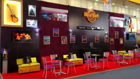 Listo booth #HardRockHotels #AllinclusiveCollection #TianguisTuristico #Puebla #HRHAIC #Cancun #Vallarta #PuntaCana