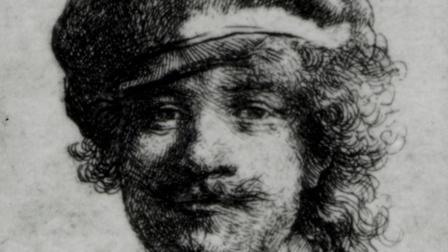 "Autorretrato" de Rembrandt (1634) en la foto folleto proporcionada por el Isabella Stewart Gardner Museum en Boston, Massachusetts, el 18 de marzo 2013.