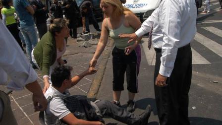 El incidente ocurrió en Doctor Río de la Loza y Niños Héroes en la delegación Cuauhtémoc a los alrededores de la Junta  Local de Conciliación y Arbitraje 
