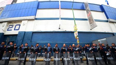 El operativo de seguridad para el partido entre Cruz Azul y América (Mexsport)