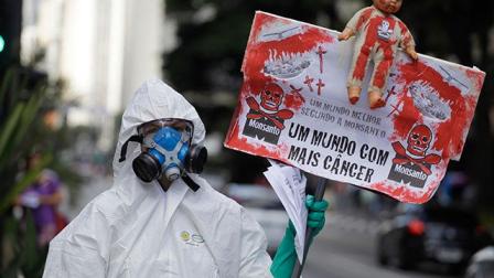 La marcha contra Monsanto en Brasil