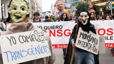La marcha contra Monsanto en Chile