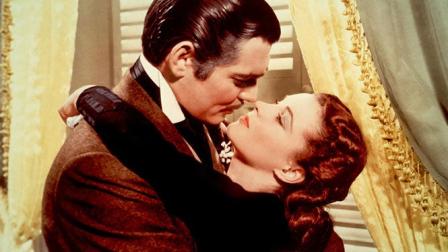 Rhett Buttler (Clark Gable) y Scarlett O'Hara (Vivien Leigh), en un clásico de todos los tiempos 'Gone With The Wind' ('Lo que el viento se llevó', de 1939). (Especial)