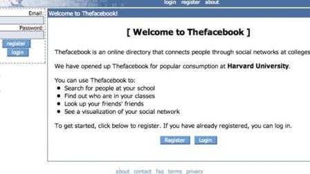 4 de febrero de 2004. A pesar de lo ocurrido con Facemash, Zuckerberg decide lanzar The Facebook, un nuevo derivado de red social de la universidad. En 24 horas, el sitio ya contaba con 1,200 suscriptores.