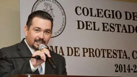 El presunto victimario, Luis Enrique Lara González, presidente del Colegio de Psiquiatras de Yucatán