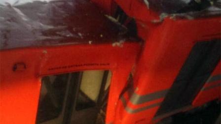 El accidente ocurrió este lunes alrededor de las 18:30 horas en la estación Oceanía de la Línea 5. 